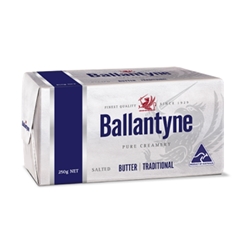 BALLANTYNE BUTTER TRADITIONAL SALTED  250g  24C